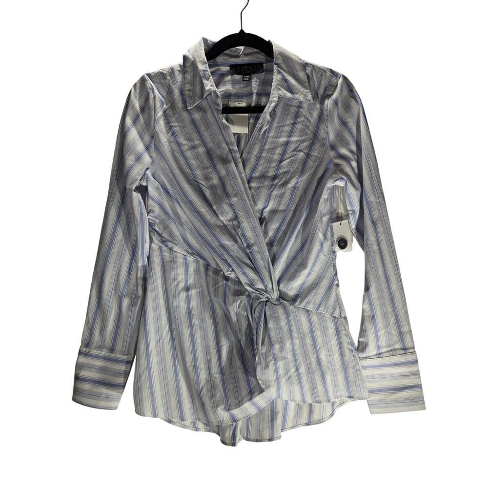 Laundry by Shelli Segal NWT Twist Front Blouse, size‎ Small/Petite